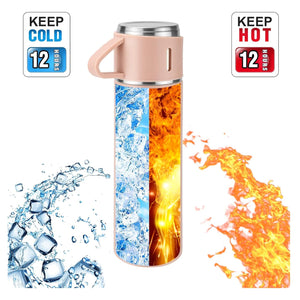 Set Termo De Agua con Vasos Térmicos + Tazas